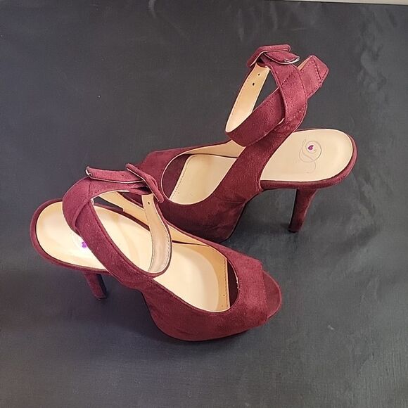 DELICIOUS PEEP TOE ANKLE STRAP HIGH HEEL STILETTOS PUMP G1 - Picture 7 of 12